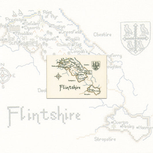 Flintshire cross stitch chart pack - MFL142C