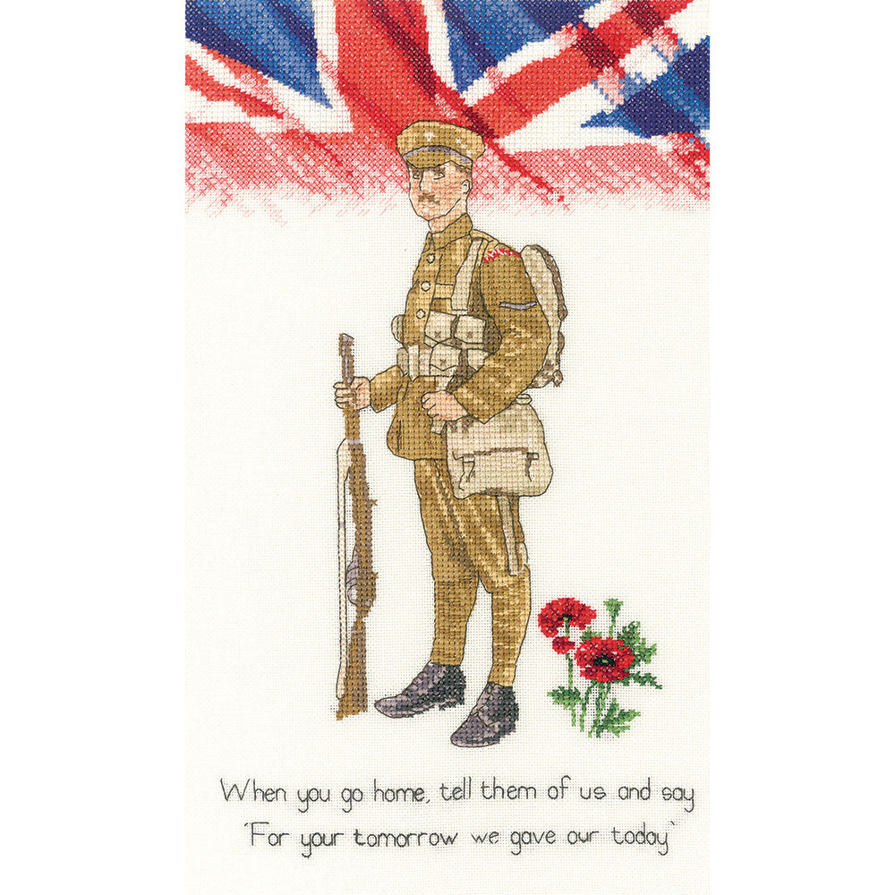 Remembrance cross stitch chart pack - MGRE629C