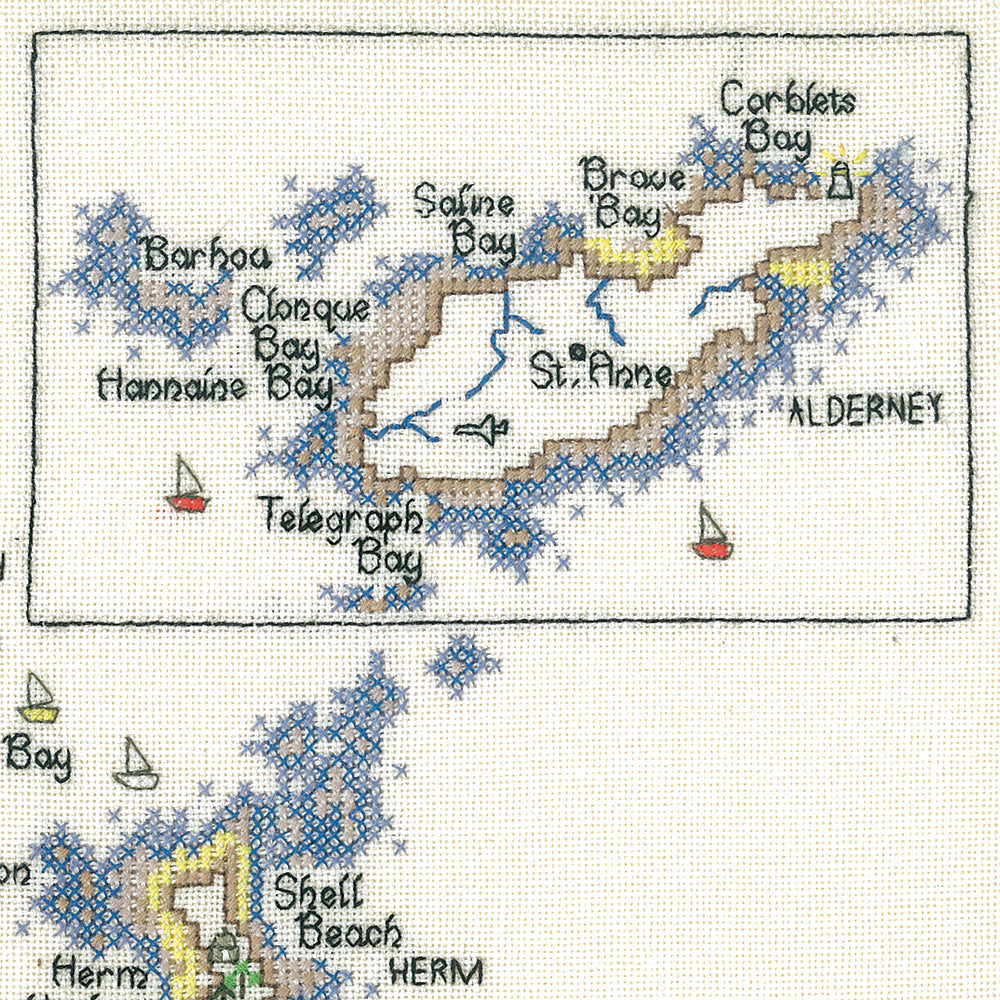 Guernsey cross stitch chart pack - MGU195C