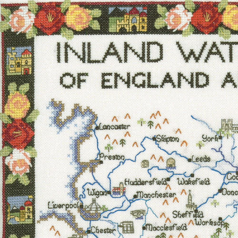 Inland Waterways cross stitch chart pack - MINW373C