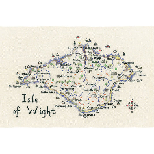 Isle of Wight cross stitch chart pack - MIW235C