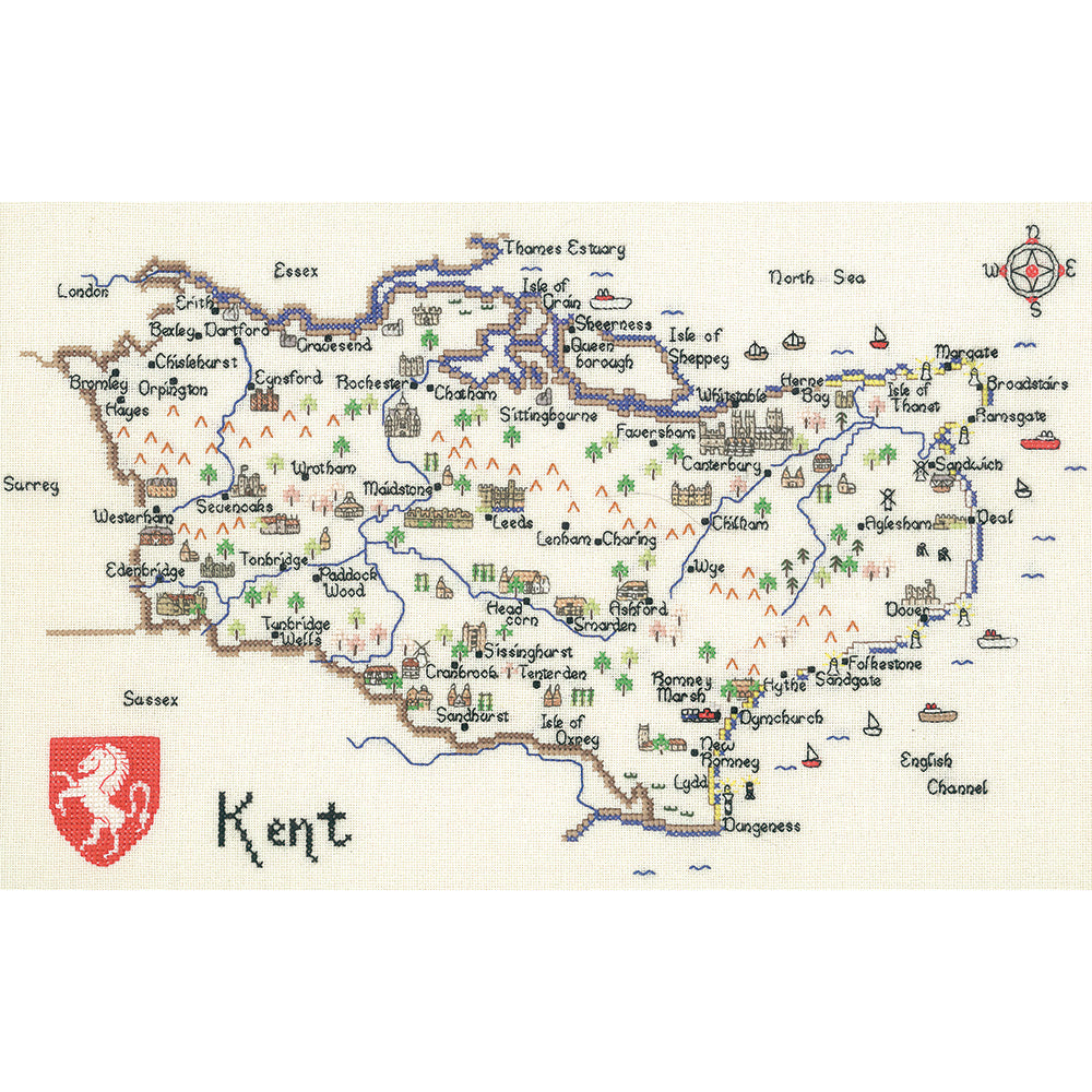 Kent cross stitch chart pack - MKT060C