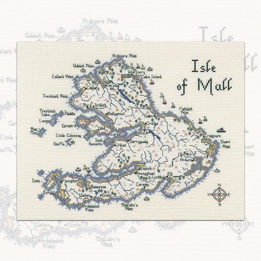 Isle of Mull cross stitch chart pack - MMU236C