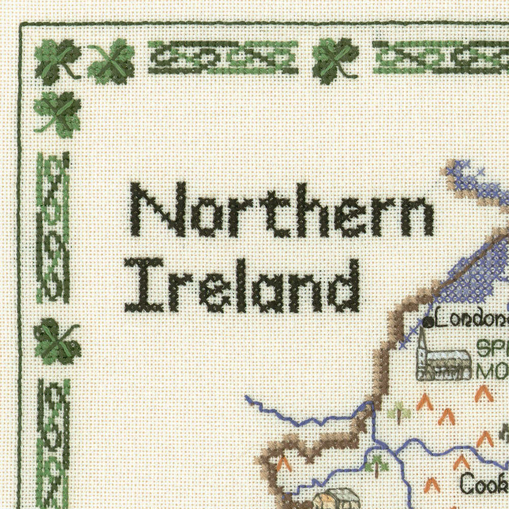 Northern Ireland cross stitch chart pack - MNI464C