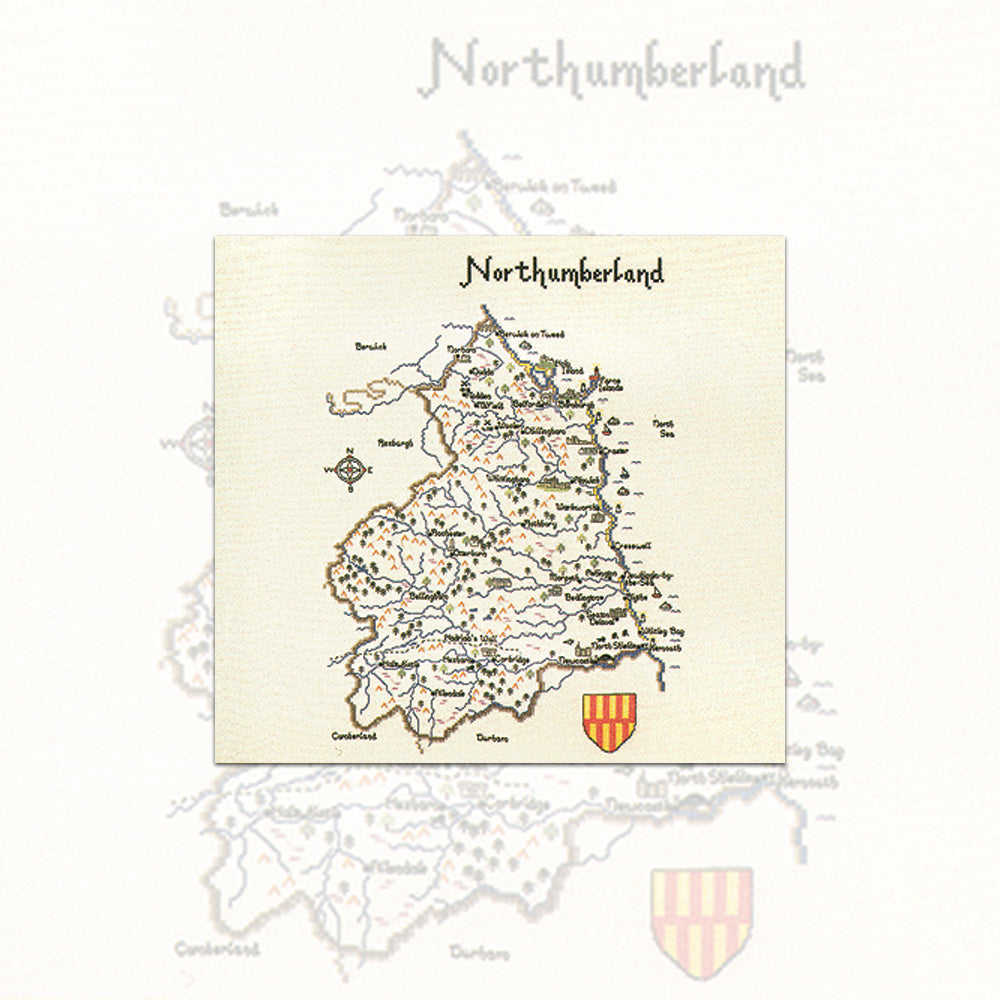 Northumberland cross stitch chart pack - MNU099C