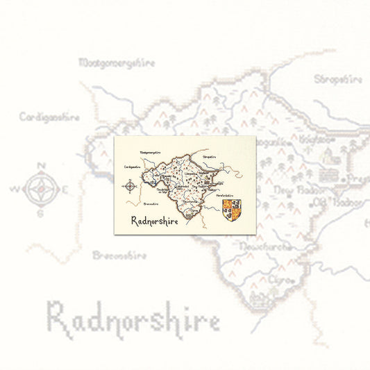 Radnorshire cross stitch chart pack - MRD157C