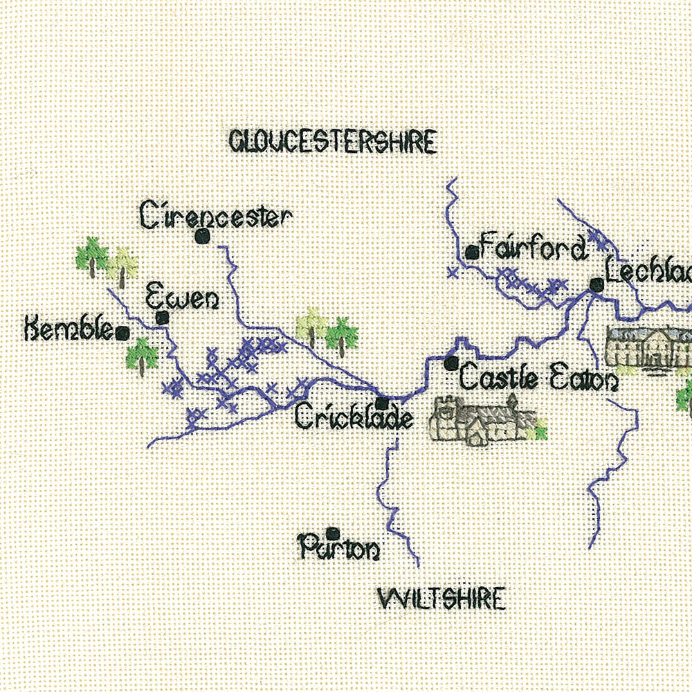 The River Thames cross stitch chart pack - MRT981C