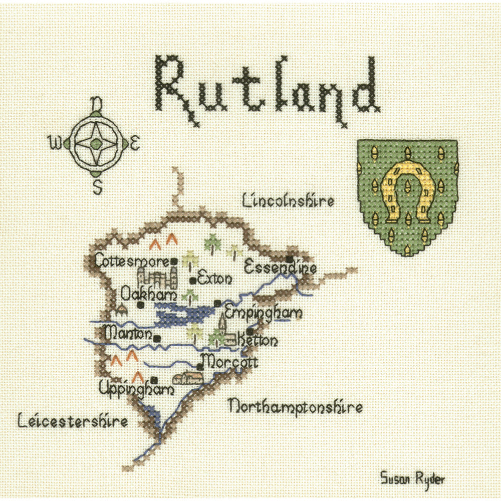 Rutland cross stitch chart pack - MRU064C