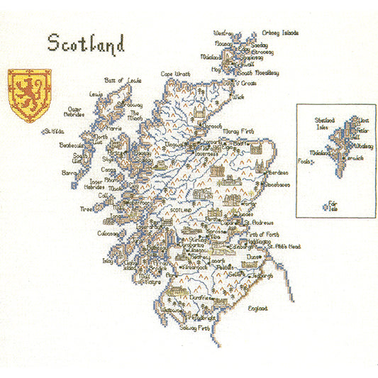 Scotland cross stitch chart pack - MSC132C