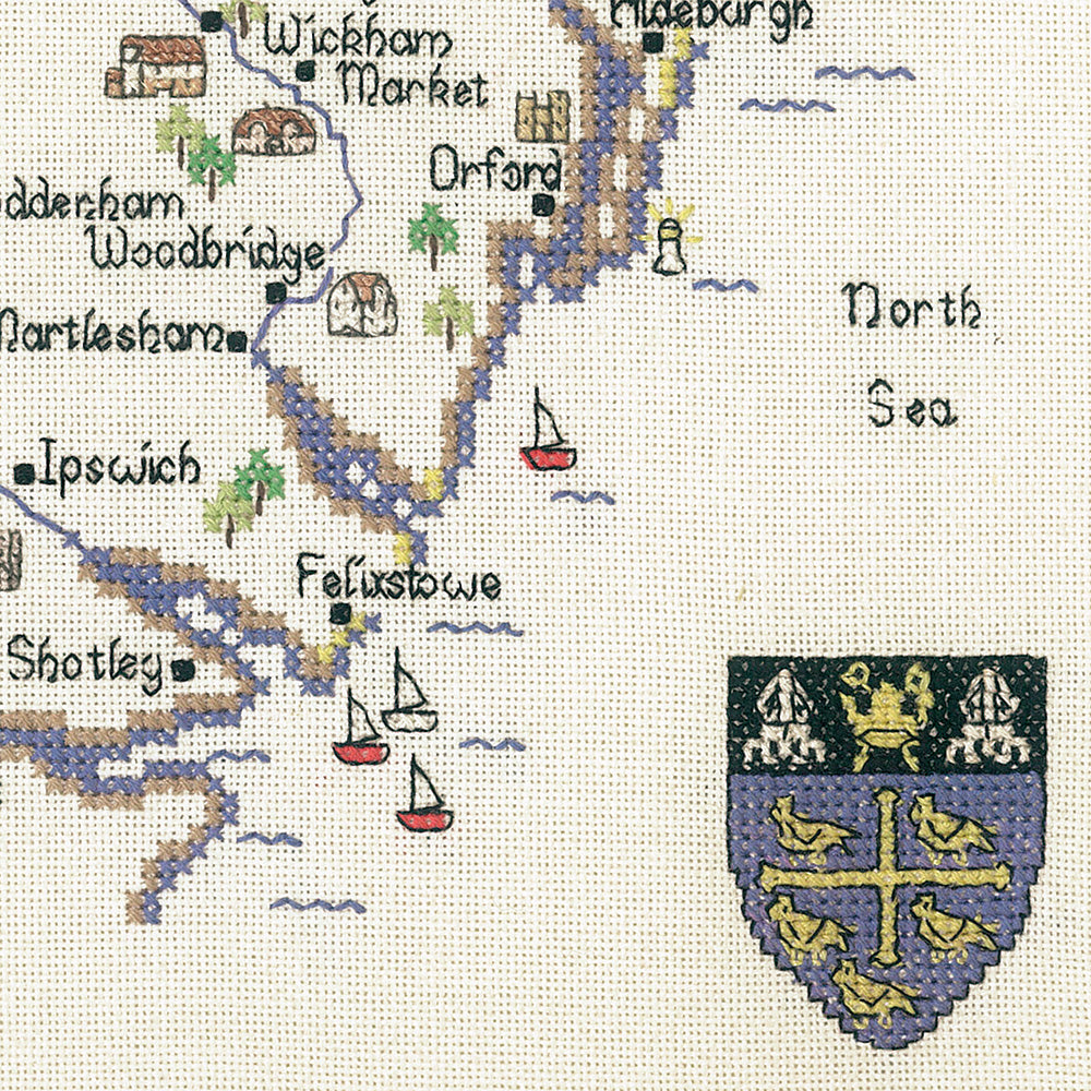 Suffolk cross stitch chart pack - MSF052C