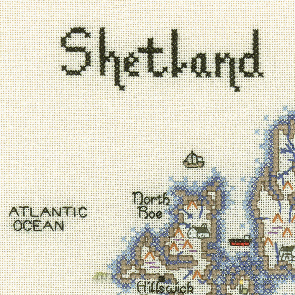 Shetland cross stitch chart pack - MSL398C