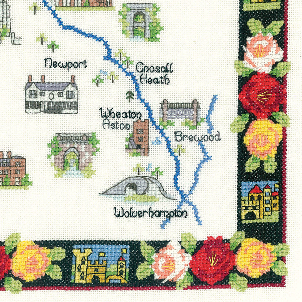 Shropshire Union Canal cross stitch chart pack - MSU995C