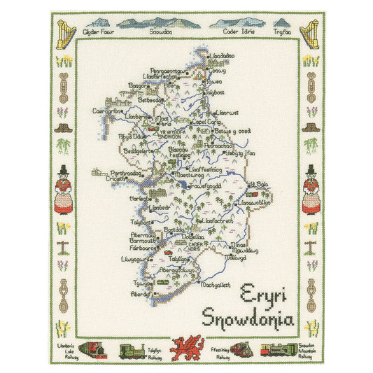 Eryri (Snowdonia) cross stitch chart pack - MSW428C