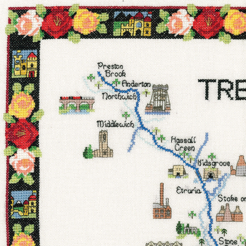 Trent and Mersey Canal cross stitch chart pack - MTMC949C