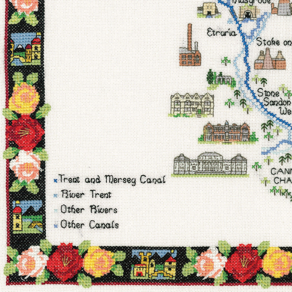 Trent and Mersey Canal cross stitch chart pack - MTMC949C