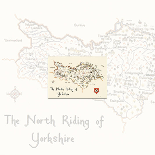 Yorkshire - North Riding cross stitch chart pack - MYN055C