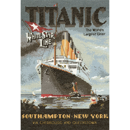 Titanic cross stitch kit - NTT368