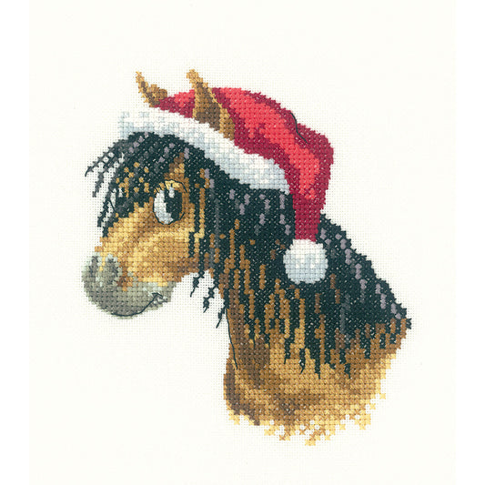 Christmas Pony cross stitch chart pack - PFCP1166C