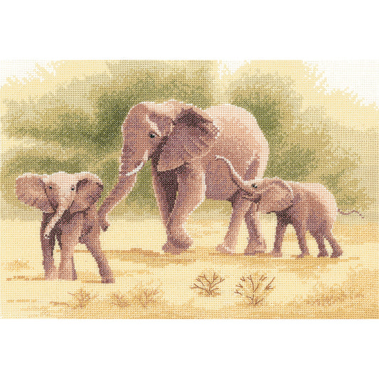 Elephants cross stitch chart pack - PGEL646C