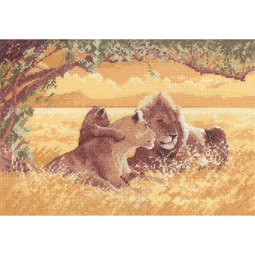 Lions cross stitch chart pack - PGLI618C