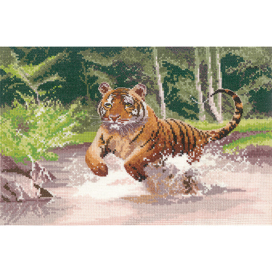 Tiger cross stitch chart pack - PGTI1009C