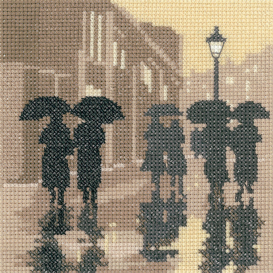 Brollies cross stitch kit - PSBL1279