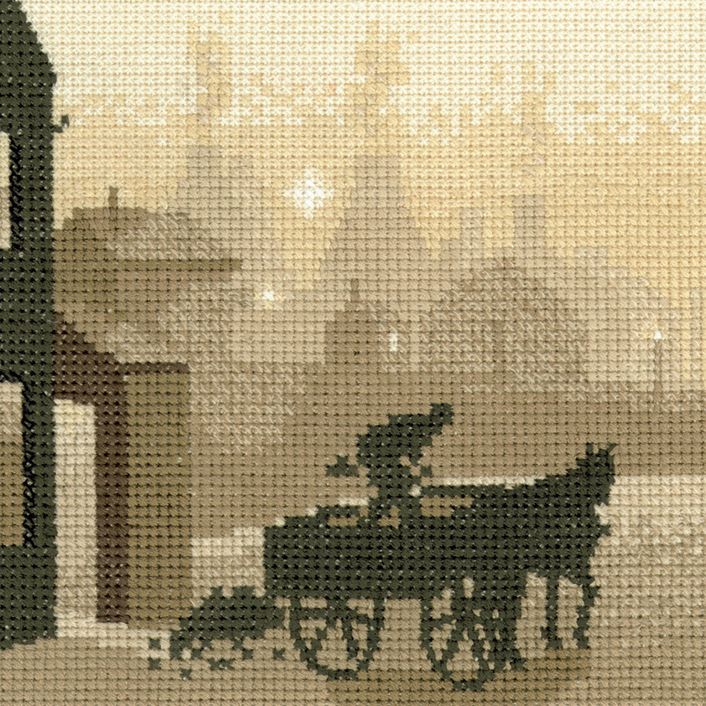 The Coalman cross stitch kit - PSCM343