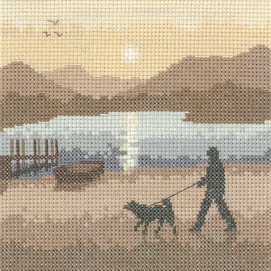 Sunset Stroll cross stitch kit - PSSS1230