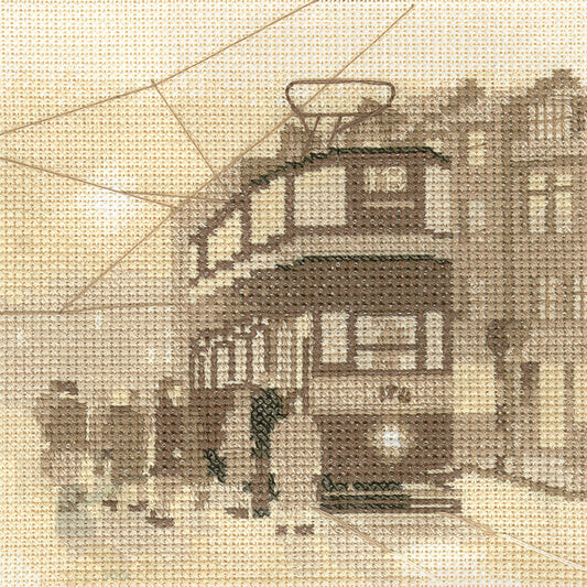 Tram Stop cross stitch kit - PSTS533