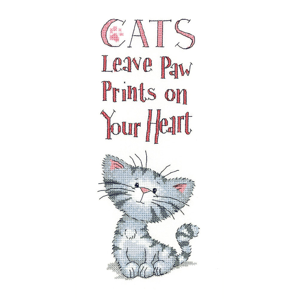 Cats' Paw Prints cross stitch kit - PUCP1467