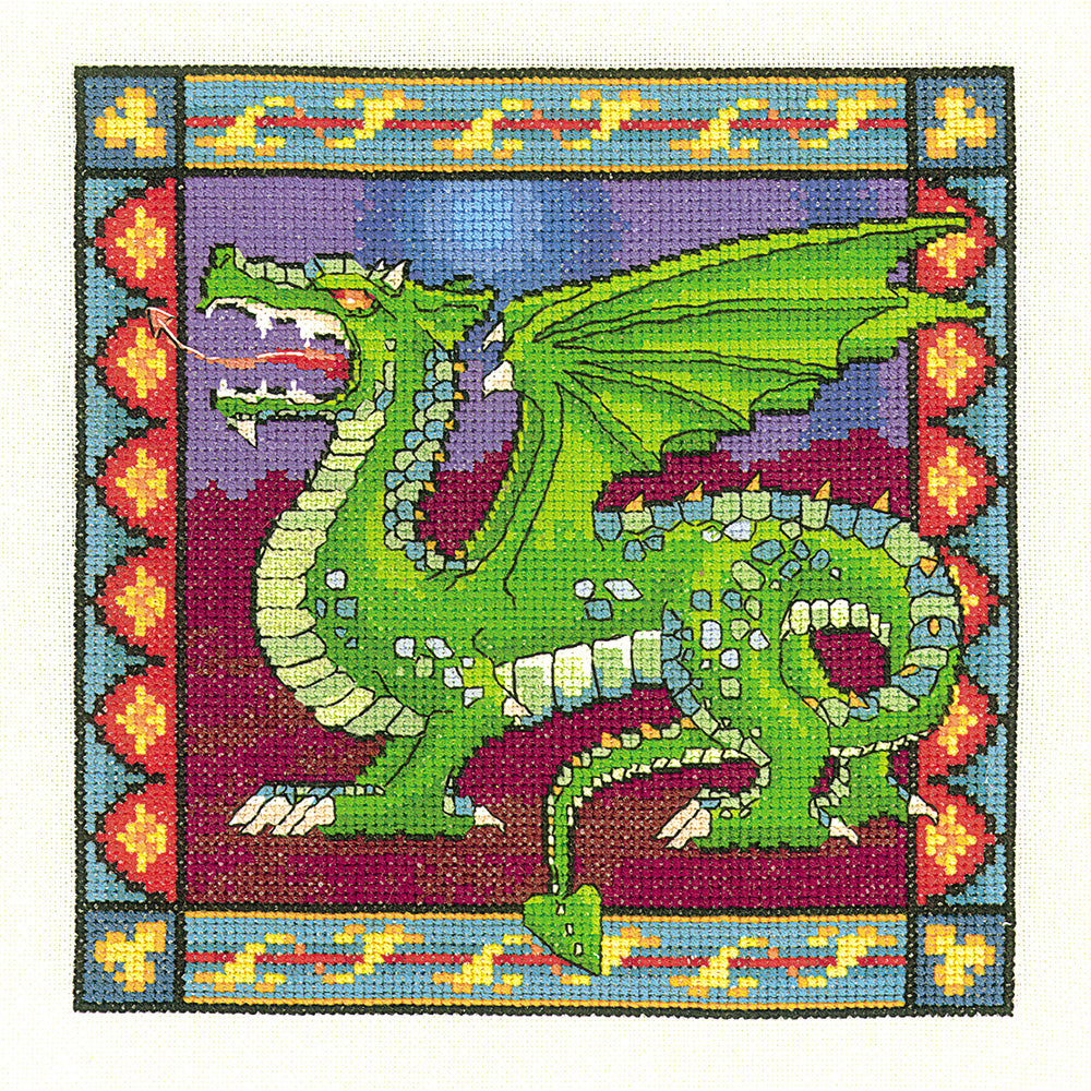 Dragon cross stitch chart pack - PUDR553C