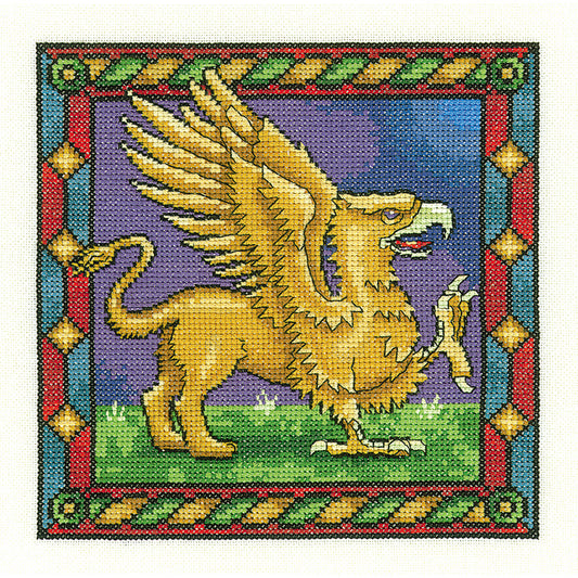 Griffin cross stitch chart pack - PUGR554C