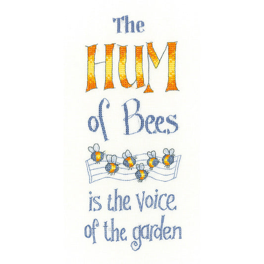 The Hum of Bees cross stitch kit - PUHB1464