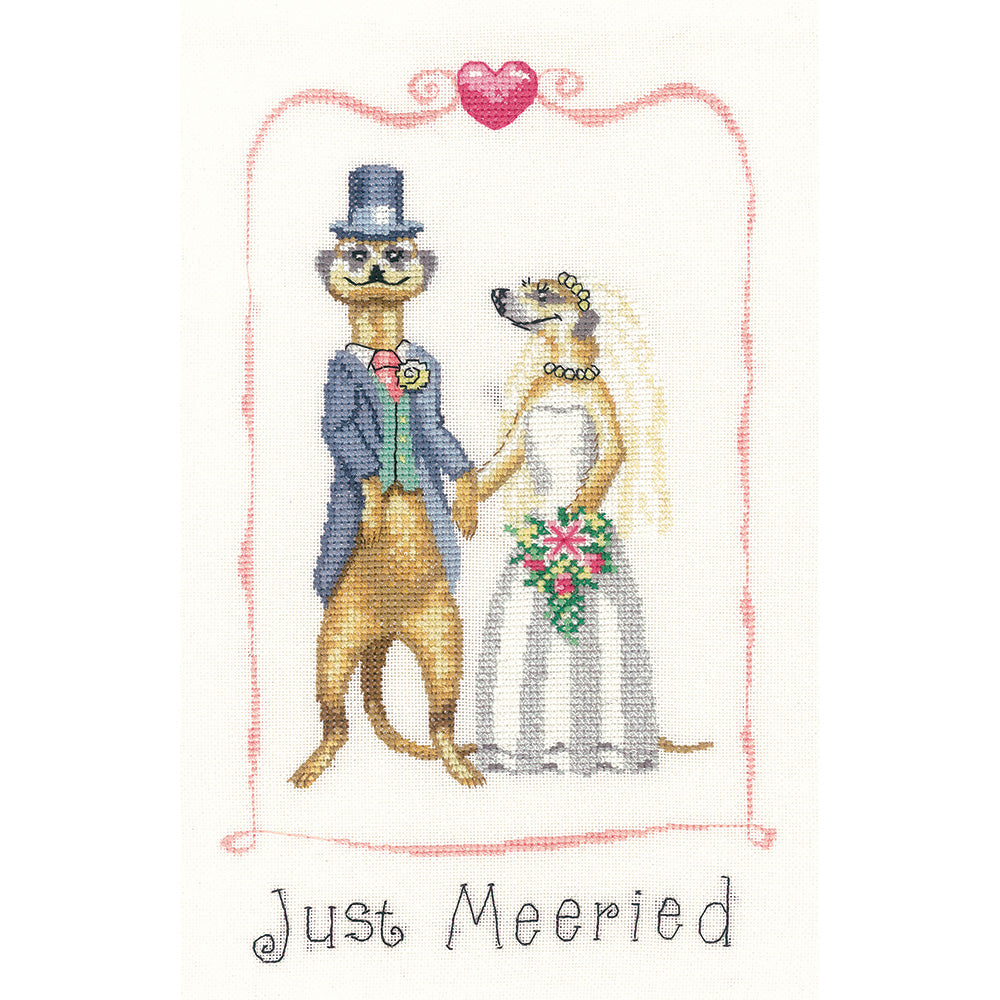 Just Meeried cross stitch chart pack - PUJM1025C