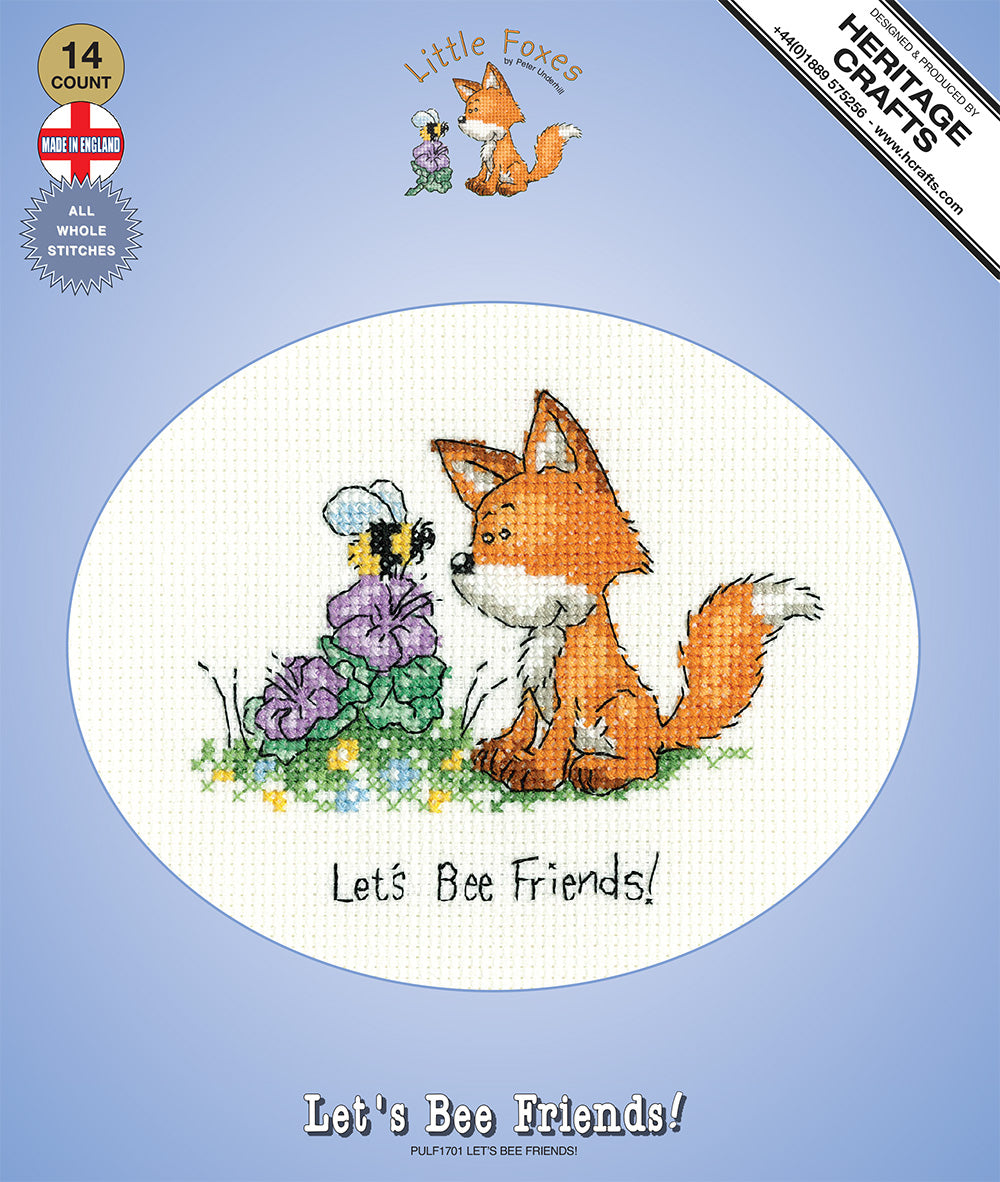 Let's Bee Friends cross stitch kit - PULF1701