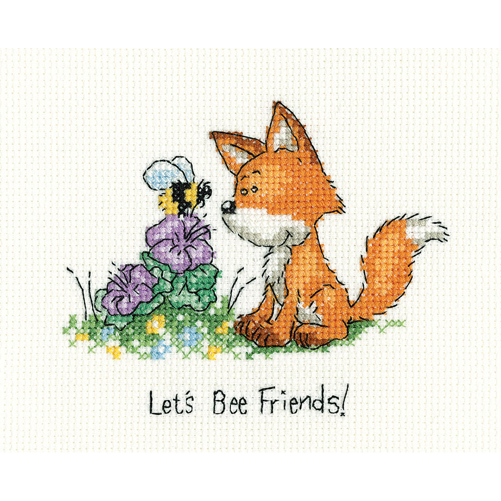 Let's Bee Friends cross stitch kit - PULF1701