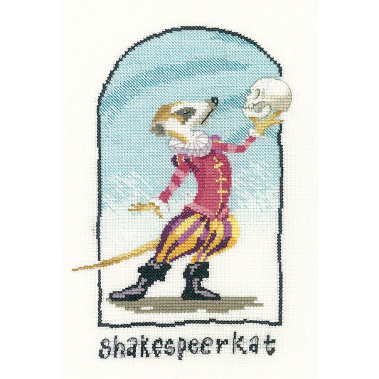 Shakespeerkat cross stitch chart pack - PUSK1039C