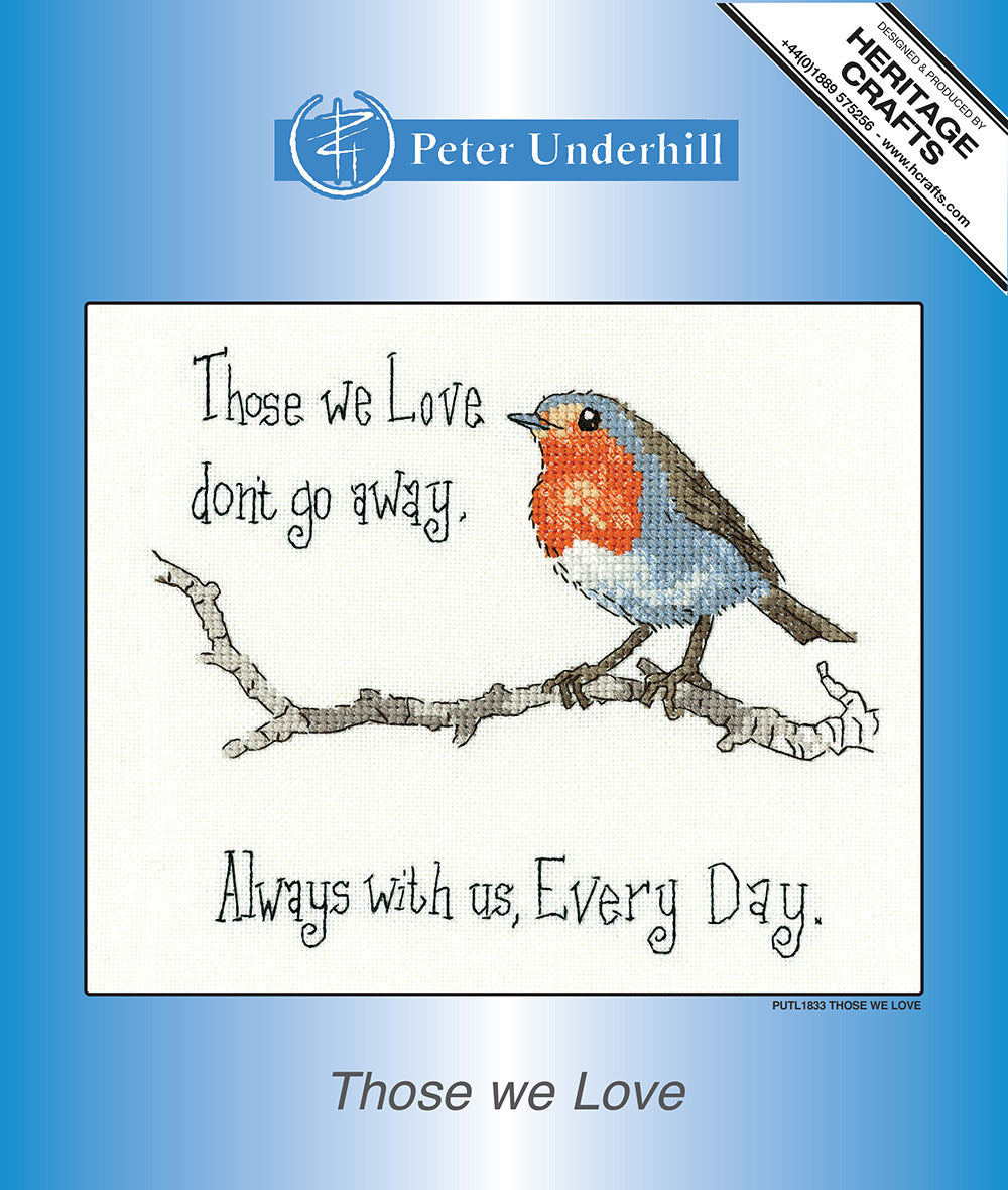 Those We Love cross stitch kit - PUTL1833