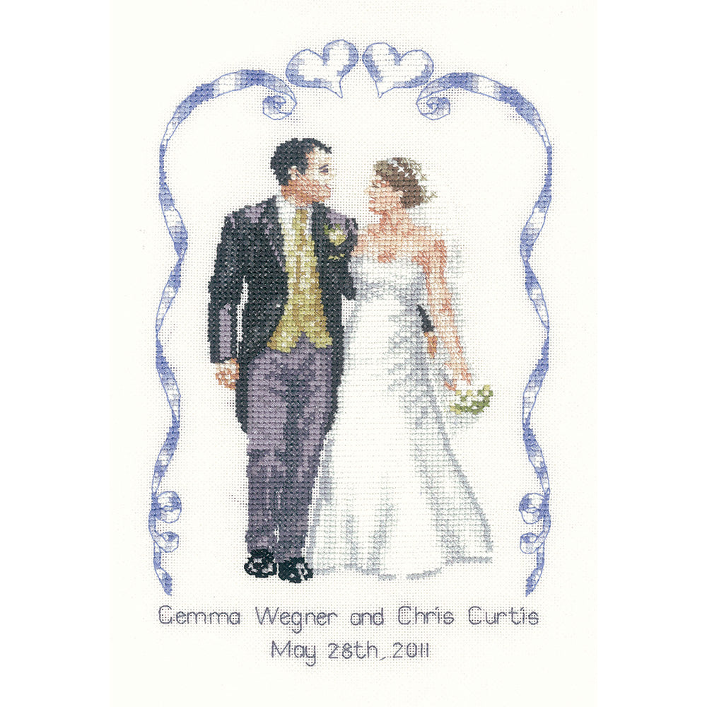 Wedding Celebration cross stitch kit - PUWC1029 (D)