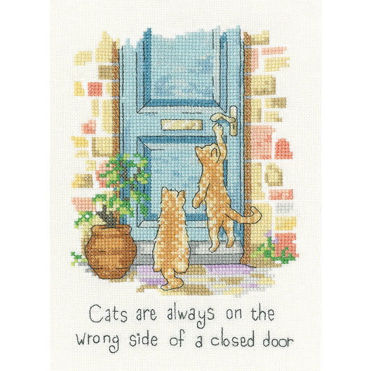 The Wrong Side cross stitch kit -PUWS1689