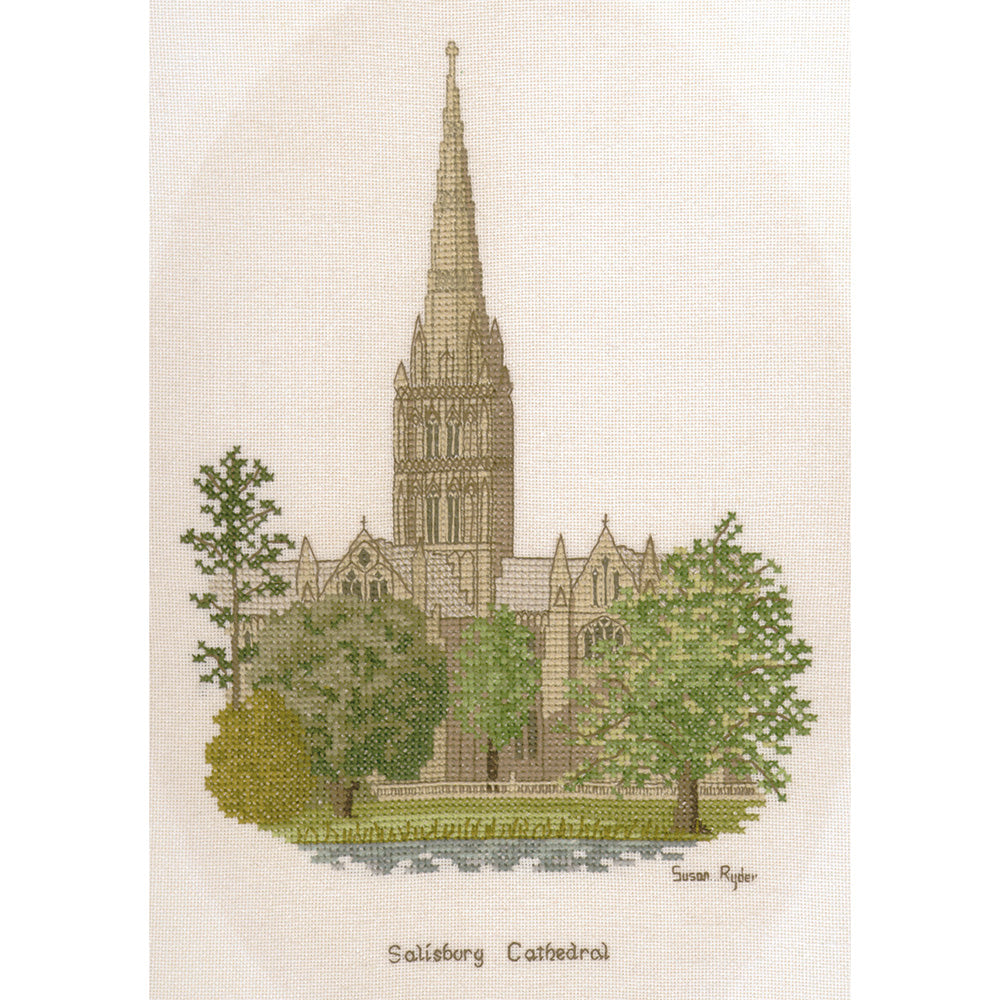 Salisbury Cathedral cross stitch chart pack - SC033C