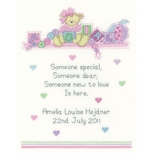 Baby Girl cross stitch kit - SCBG1094