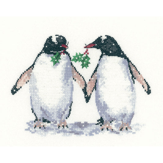 Christmas Penguins cross stitch kit - SCCP1099