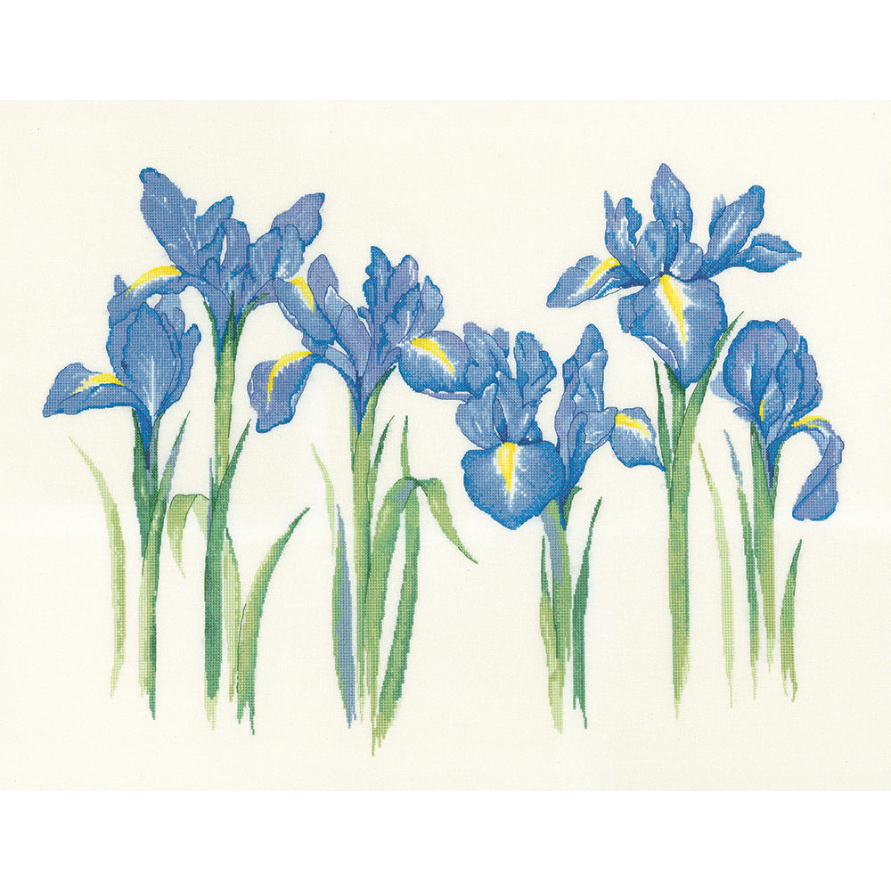 Irises (Sue Hill) cross stitch chart pack - SCIR1143C