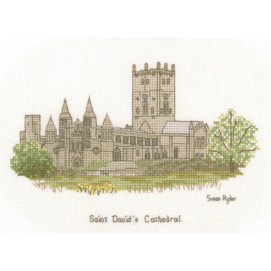 St. David's Cathedral cross stitch chart pack - SD098C