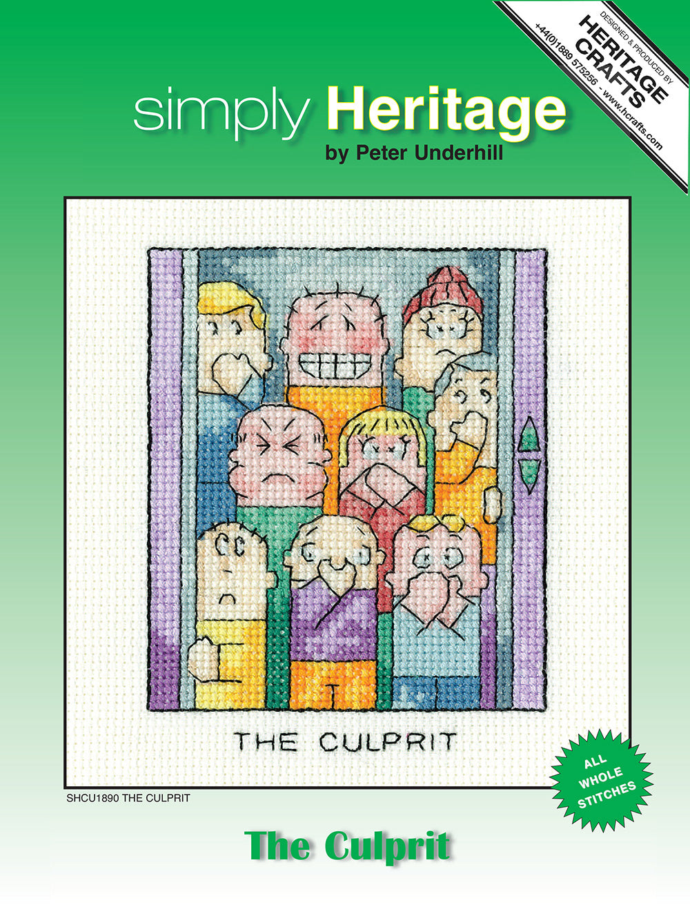 The Culprit cross stitch kit - SHCU1890