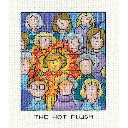 The Hot Flush cross stitch kit - SHHF1741