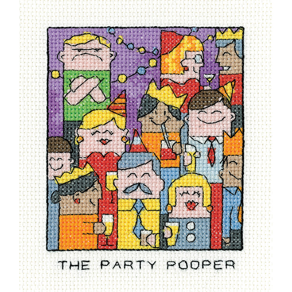 The Party Pooper cross stitch kit - SHPR1954