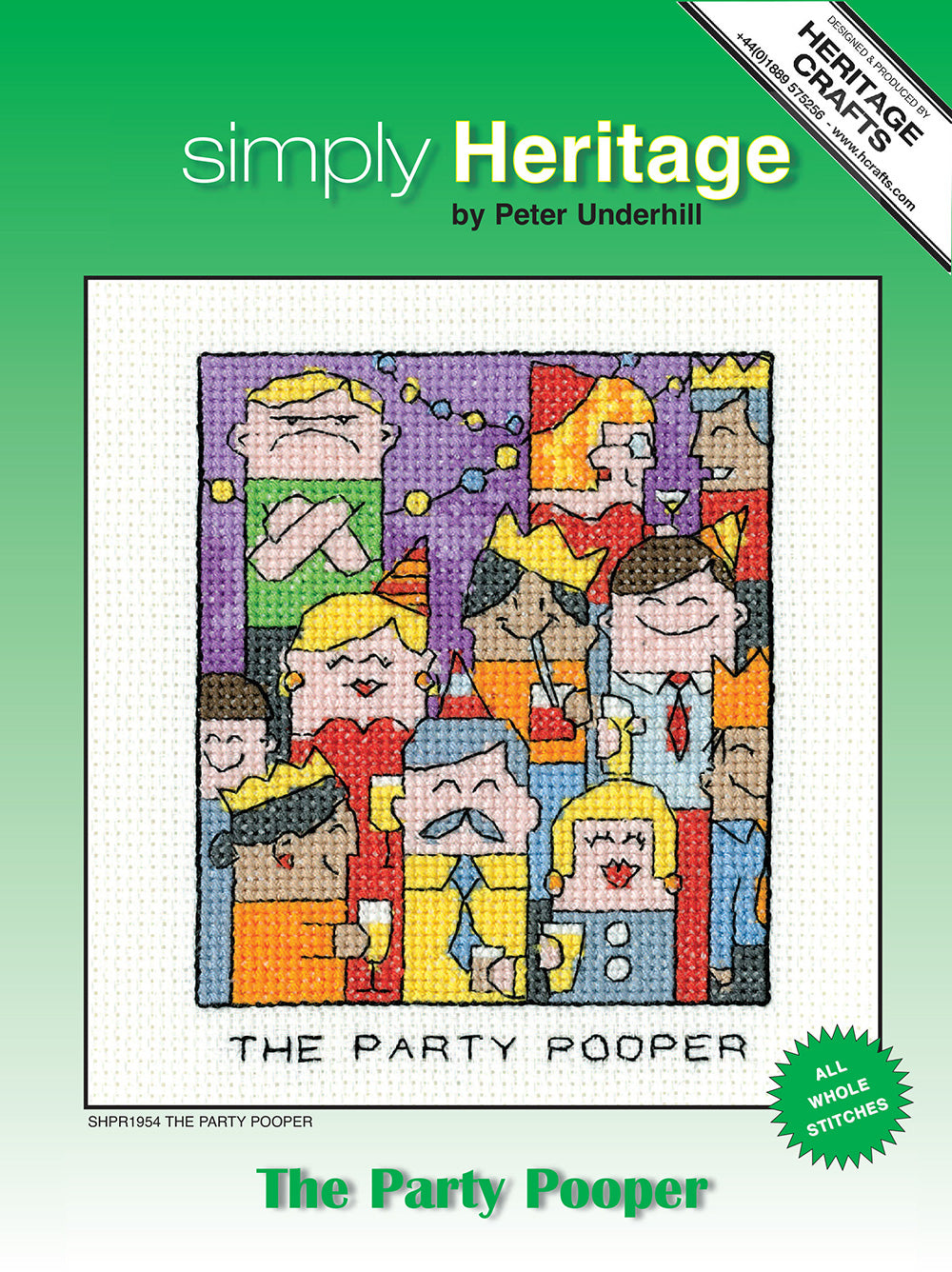 The Party Pooper cross stitch kit - SHPR1954