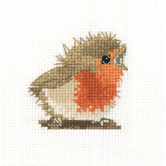 Reggie Robin cross stitch kit - SHRE1662